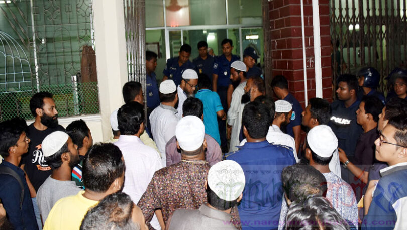 তাবলীগ জামায়াতের উপর হেফাজতে ইসলাম নেতা আব্দুল আউয়াল পন্থী’র হামলা
