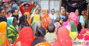 কল্যানি আদর্শ গ্রামে নৌকা প্রতিকে ভোট চাইলেন সালমা ওসমান লিপি