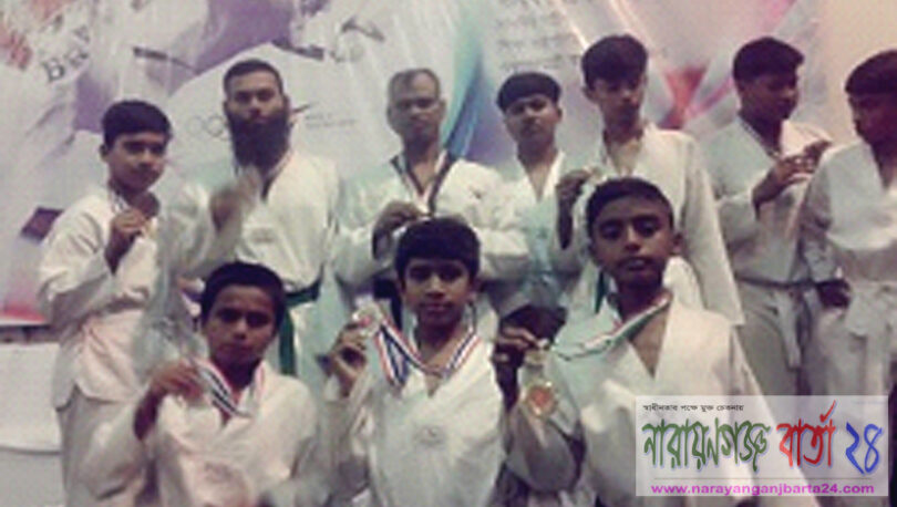 না.গঞ্জ তায়কোয়ানডো দলের ২টি স্বর্ণ, ৪টি রূপা ও ৩টি ব্রোঞ্জ পদক লাভ
