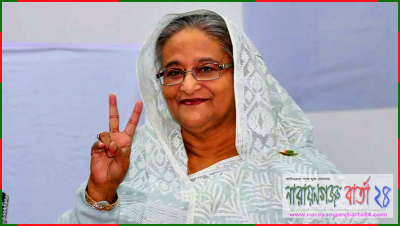 গোপালগঞ্জে শেখ হাসিনা বিপুল ভোটে বিজয়ী