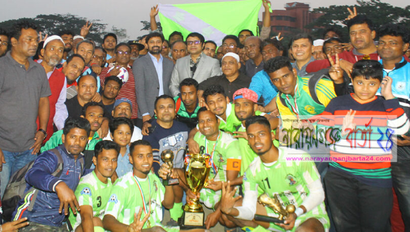 নাসিম ওসমান স্মৃতি ফুটবল লীগে মহসিন ক্লাবকে হারিয়ে শিরোপা নিলো সিরাজউদ্ধৌলা