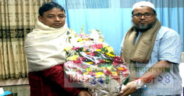 ধানের শীষ প্রার্থী কাশেমীকে দেখতে হাসপাতালে পুলিশ সুপার