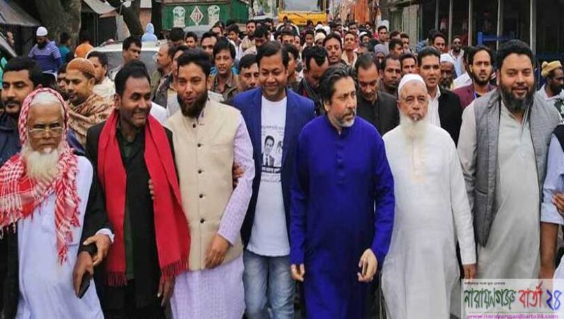 কায়সারের গণসংযোগে নেতা-কর্মী ও গণমানুষের ঢল