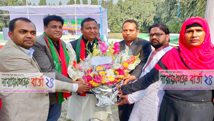 কেন্দ্রীয় নেতৃবৃন্দকে আওয়ামী সাংস্কৃতিক ফোরাম না.গঞ্জ কমিটির শুভেচ্ছা