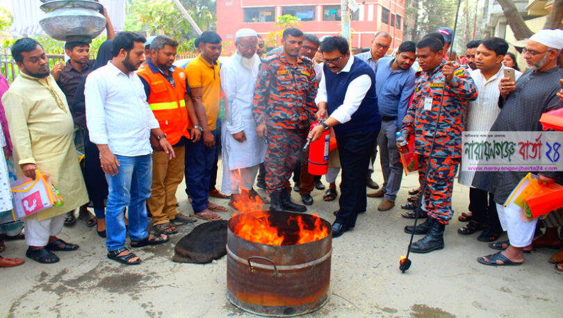 নাসিক ১৬নং ওয়ার্ডে অগ্নি-প্রতিরোধ ও ভূমিকম্প প্রস্তুতি বিষয়ক ওরিয়েন্টেশন