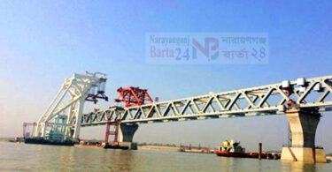 দৃশ্যমান হলো পদ্মা সেতুর ৯০০ মিটার