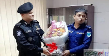 র‌্যাব-১১’র নতুন সিইওকে এসপি হারুন অর রশীদের শুভেচ্ছা
