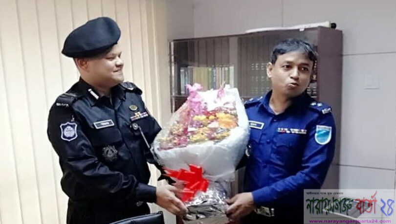 র‌্যাব-১১’র নতুন সিইওকে এসপি হারুন অর রশীদের শুভেচ্ছা