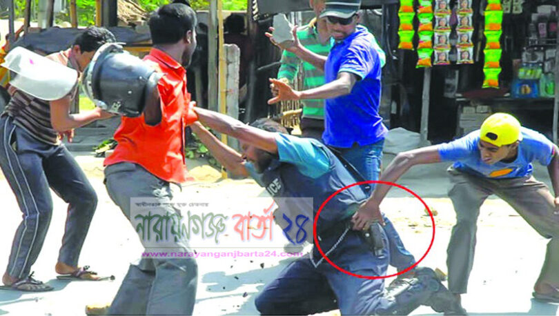 পুলিশের লুট হওয়া অস্ত্র উদ্ধার, আটক-৩