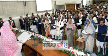শপথ নিলেন নতুন সংসদ সদস্যরা