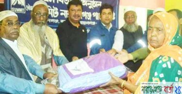 শীতার্তদের মাঝে সামিট নারায়ণগঞ্জ পাওয়ার লিমিটেড’র কম্বল বিতরণ