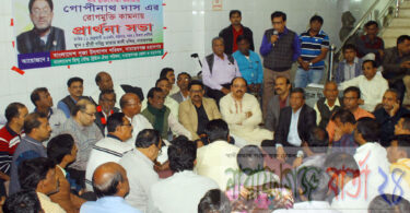 গোপীনাথ দাসের সুস্থতা কামনায় কালি মন্দিরে প্রার্থনা