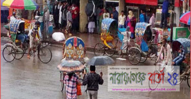 বৃষ্টিতে নগরবাসীর ভোগান্তি, অব্যাহত থাকছে বৃষ্টিপাত