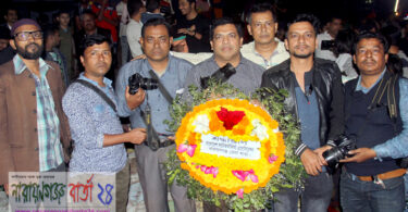 ভাষা শহীদদের প্রতি ফটো জার্নালিস্ট এসো: জেলা শাখা’র পুষ্পস্তবক অর্পণ