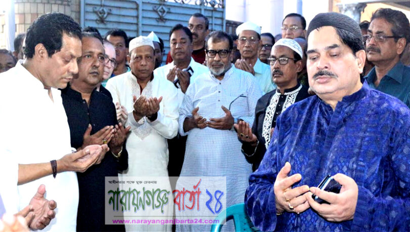 চাষাঢ়ায় শামসুজ্জোহার মৃত্যু বার্ষিকীর দোয়ায় জনতার ঢল