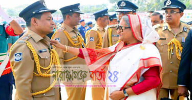 পাচঁ পদকে ভূষিত নারায়ণগঞ্জের এসপি হারুন অর রশীদ