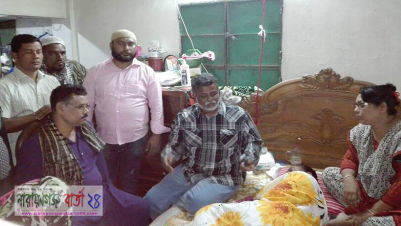 অসুস্থ নেতাকর্মীদের পাশে মহানগর যুবদল