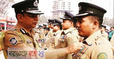 আইজিপি র‌্যাঙ্ক ব্যাজ পেলেন নাসিম ওসমানের মেয়ের জামাই