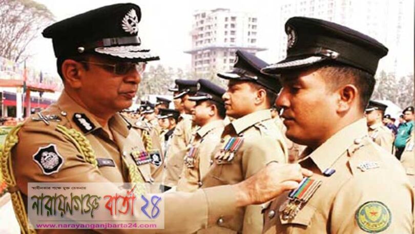 আইজিপি র‌্যাঙ্ক ব্যাজ পেলেন নাসিম ওসমানের মেয়ের জামাই