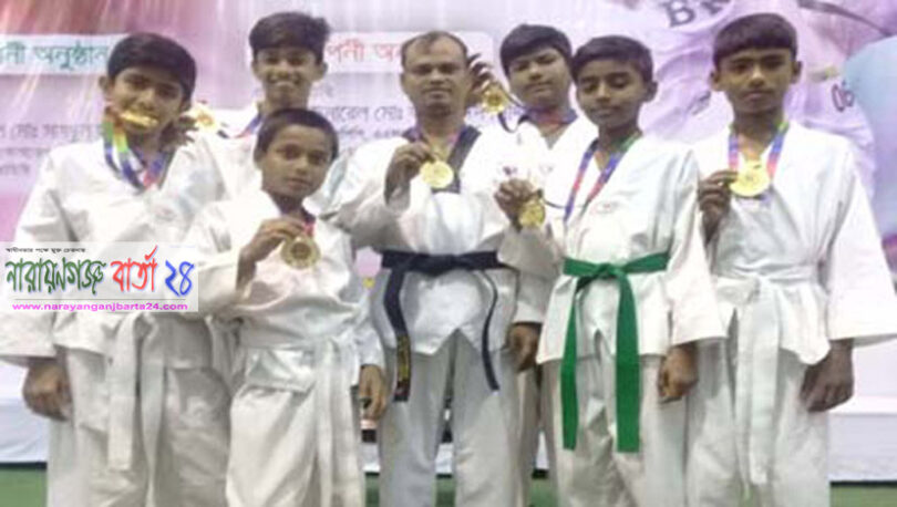 জাতীয় তায়কোয়ানডোতে না.গঞ্জের ২ স্বর্ণ ৫ তাম্র