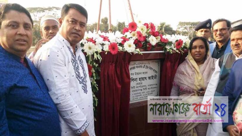 ডিএনডি খালে ৬টি ব্রিজ নির্মাণ কাজের উদ্বোধণ করলেন মেয়র আইভী