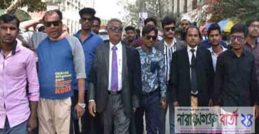 জেলা ছাত্রদল সভাপতি রনির আদালতে হাজিরা