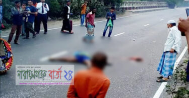 সোনারগাঁয়ে সড়ক দুর্ঘটনায় রিকশা চালক নিহত