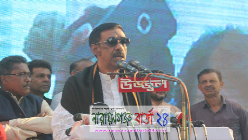 রাজনীতি করতে এসেছি, ধান্ধা করতে আসি নাই : শামীম ওসমান