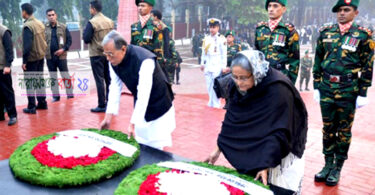 জাতীয় স্মৃতিসৌধে রাষ্ট্রপতি ও প্রধানমন্ত্রীর শ্রদ্ধা