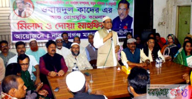 ওবায়দুল কাদের বঙ্গবন্ধু‘র আদর্শের সৈনিক ছিলেন : আনোয়ার হোসেন