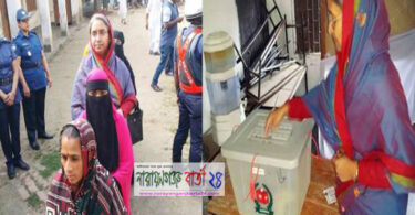 লাইনে দাঁড়িয়ে ভোট দিলেন শিক্ষামন্ত্রী