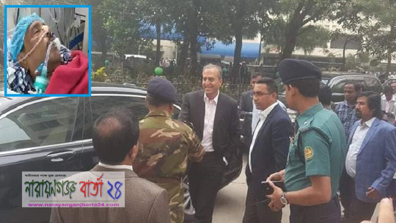 কাদেরকে দেখতে ঢাকায় পৌঁছেছেন দেবী শেঠি