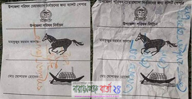 ব্যালটে সিল না দিয়ে খালেদা জিয়ার মুক্তি দাবি !