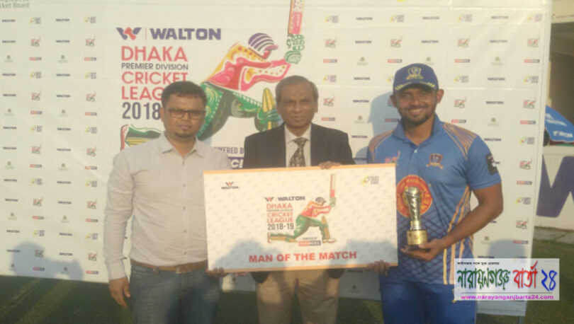 নাফিসের সেঞ্চুরিতে সহজ জয় রূপগঞ্জের
