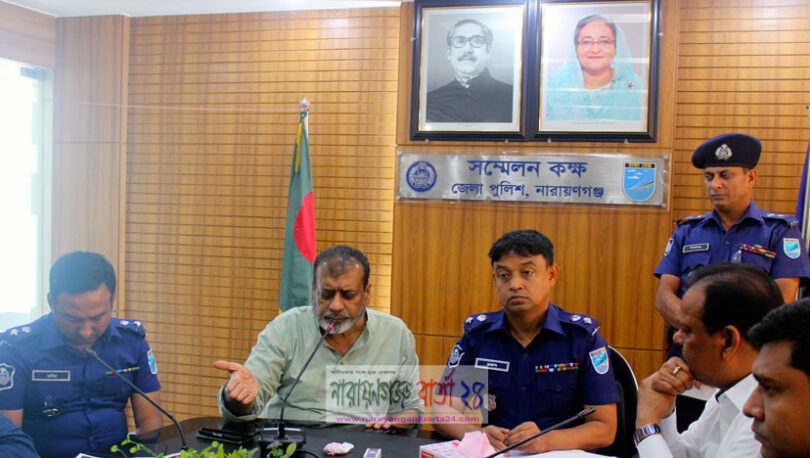 এসপির সাথে সেলিম ওসমানের বৈঠক চলছে