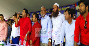 রূপগঞ্জের পূর্বাচলে বৈশাখী উৎসবে লাঠিখেলা