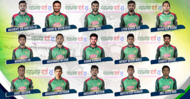 বিশ্বকাপে বাংলাদেশের স্কোয়াড ঘোষণা