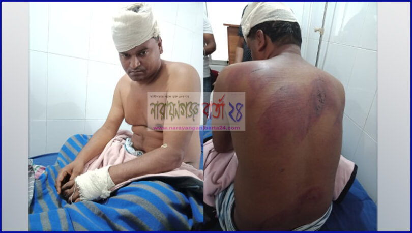 সোনারগাঁয়ে ব্যবসায়ীর উপর সন্ত্রাসী হামলা