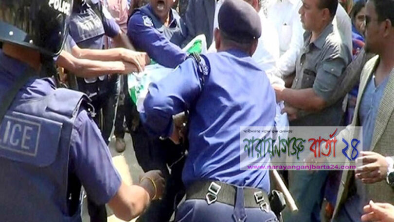 রূপগঞ্জে পুলিশের সঙ্গে মাদক ব্যবসায়ীর ধস্তাধস্তি, গ্রেফতার-১