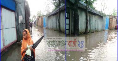 ধামগড়ে পানির নিচে ৫ শতাধিক পরিবার