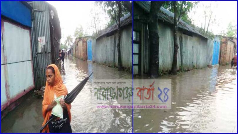 ধামগড়ে পানির নিচে ৫ শতাধিক পরিবার