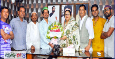 পারভীন ওসমানের সাথে না.গঞ্জ ফটো জার্নালিস্ট এসো. এর সৌজন্য সাক্ষাত