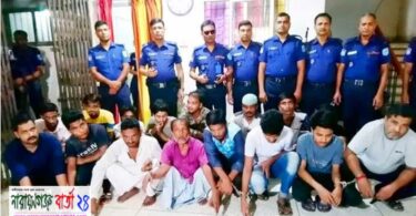 নগরীতে ১৭ ছিনতাইকারী আটক