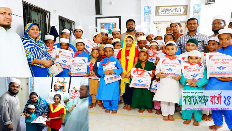 এমপি খোকার উদ্যোগে এতিম শিক্ষার্থীদের মাঝে ঈদের পোষাক বিতরণ