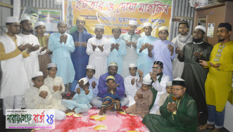বন্দরে এতিমদের নিয়ে ইফতার করলেন ছাত্রলীগ নেতা খান মাসুদ