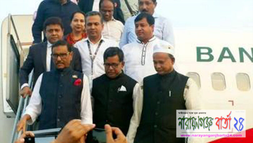 দেশে ফিরলেন ওবায়দুল কাদের