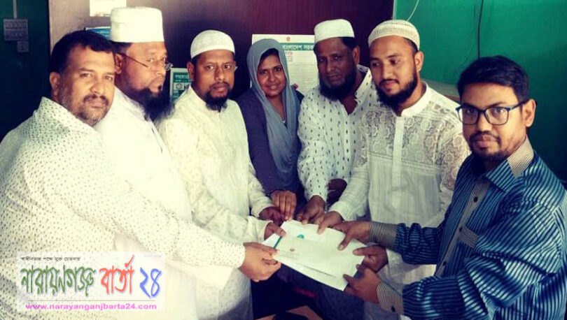 বন্দরে ভাইস চেয়ারম্যান প্রার্থী পারভেজ হাসানের মনোনয়ন ফরম সংগ্রহ
