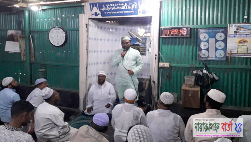 শেখ হাসিনার স্বদেশ প্রত্যাবর্তন দিবেসে খান মাসুদের উদ্যোগে দোয়া