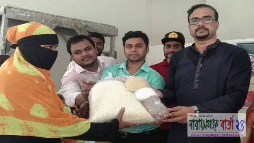 ব্রাইট সোনারগাঁ-কর্তৃক দরিদ্রদের মাঝে ইফতার সামগ্রী বিতরণ