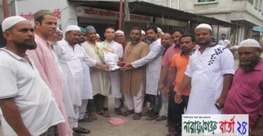 বন্দরে আল-আমিন জামে মসজিদ কমিটিকে ফার্নিচার কমিটির শুভেচ্ছা